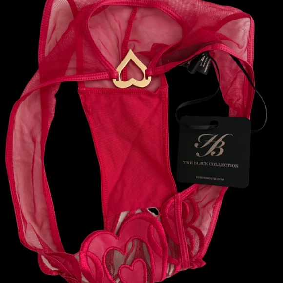 Red Hearts Panty Honey Birdette - Picture 5 of 5